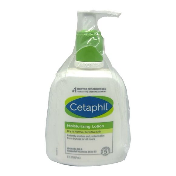 Cetaphil Moisturizing Lotion Dry to Normal, Sensitive Skin - 8 fl oz - Set of 2 - Picture 2 of 3